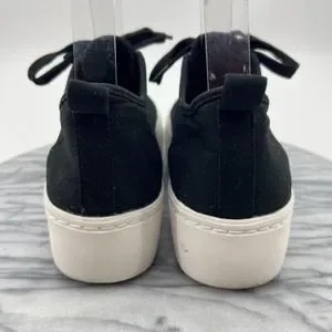 Abound Shoes Abound Neely Platform Sneakers Womens 8 Black Canvas Lace Up Casual Shoes Poshmark